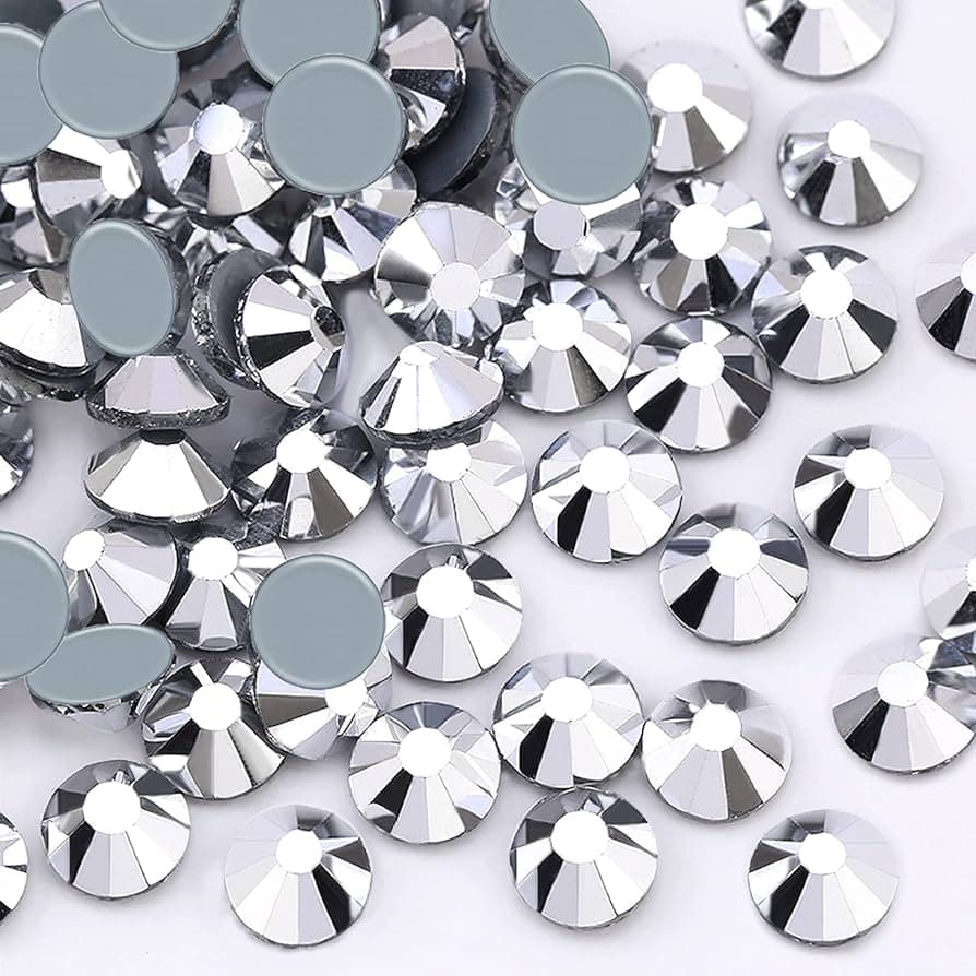 Hot fix crystal round flatback rhinestones
